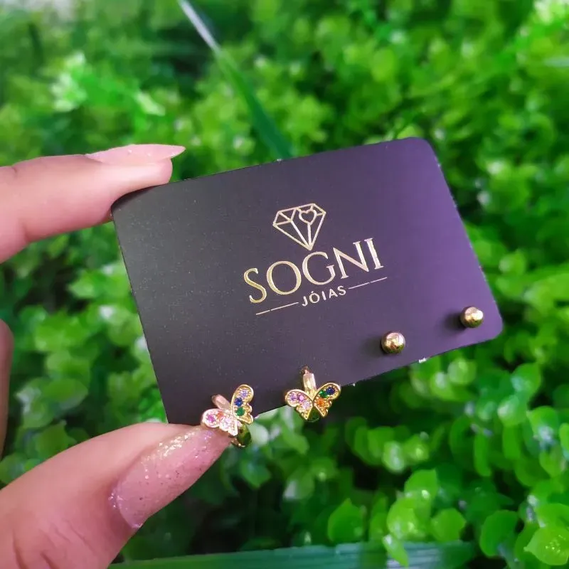 DUO ARG BORBOLETA + BOLINHA