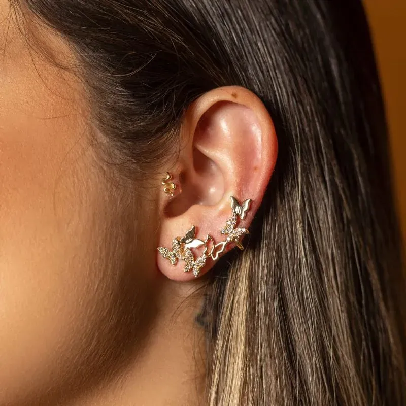 EAR CUFF BORBOLETA