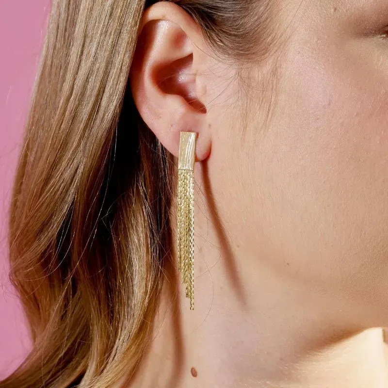 FRANJA RETANGULAR 18K