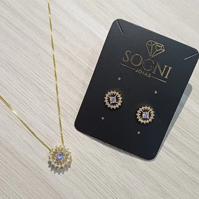 GARG CIRCULO CRAV LILAS 40CM