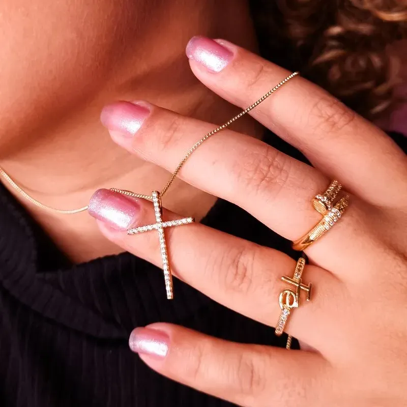 GARG CRUZ MÉDIA CRAV 45CM + 5CM