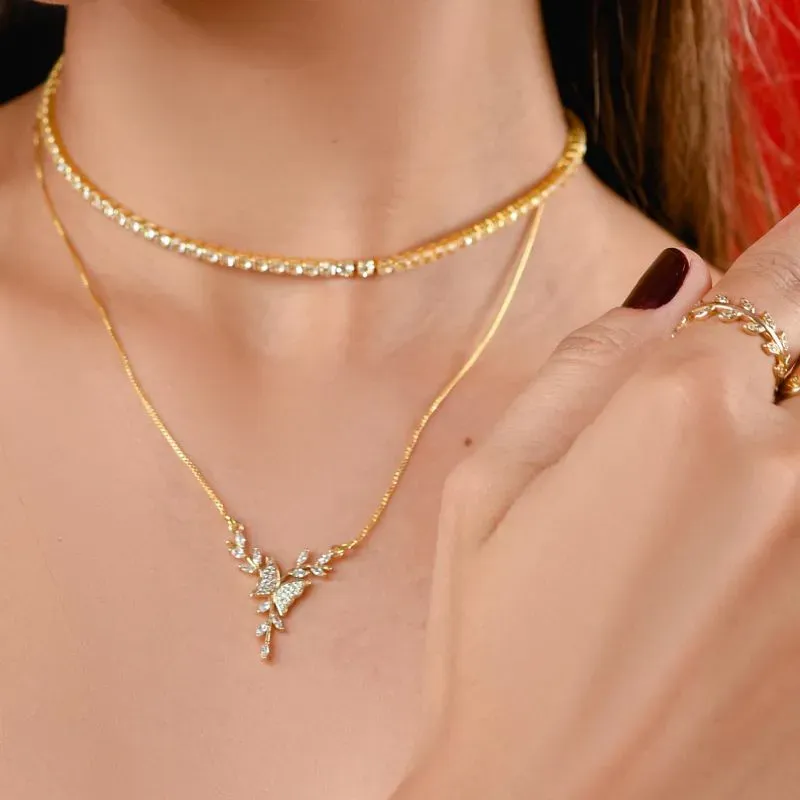 GARG GRAV BORBOLETA 18K