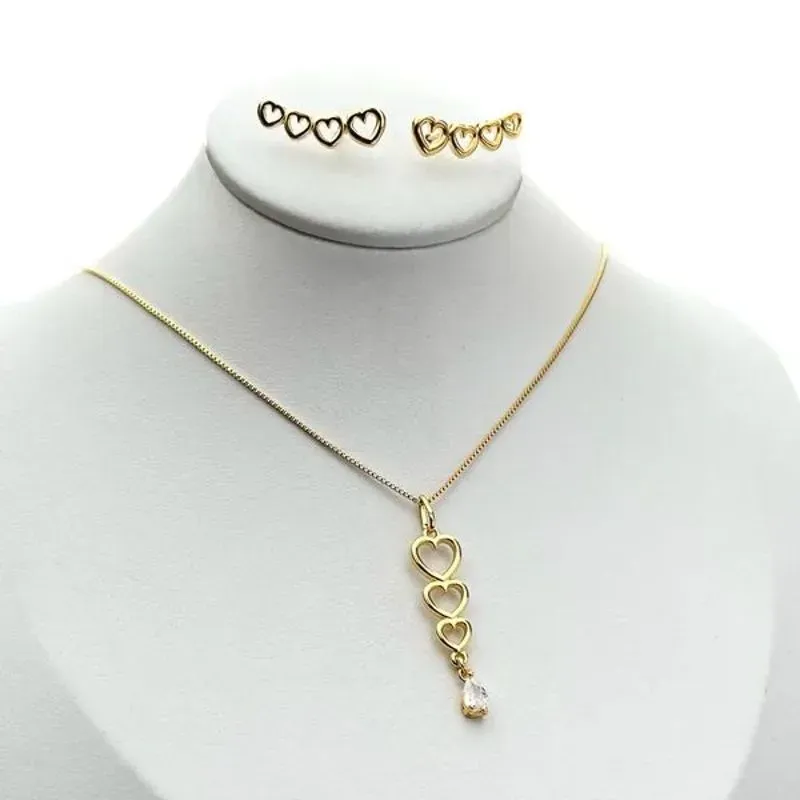 GR 3 CORAÇÃO + LUZ 45CM