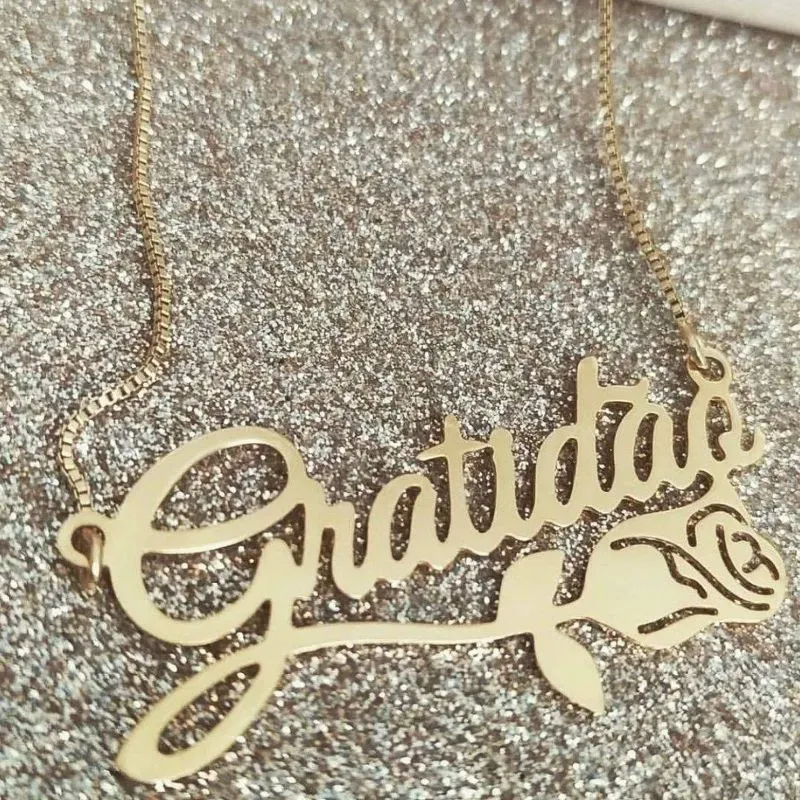 GR GRATIDÃO + ROSA 18K