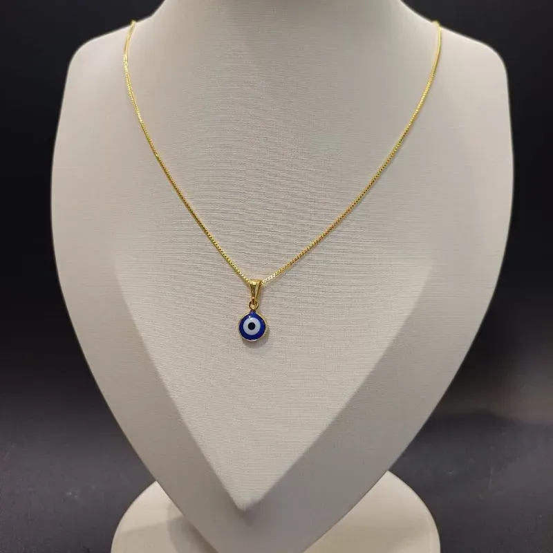 GR OLHO GREGO  BRANCO18K