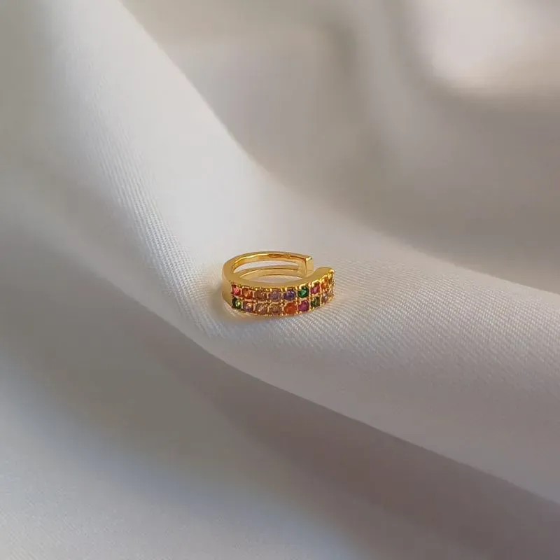 PIERCING FAKE DUO COLOR 18K