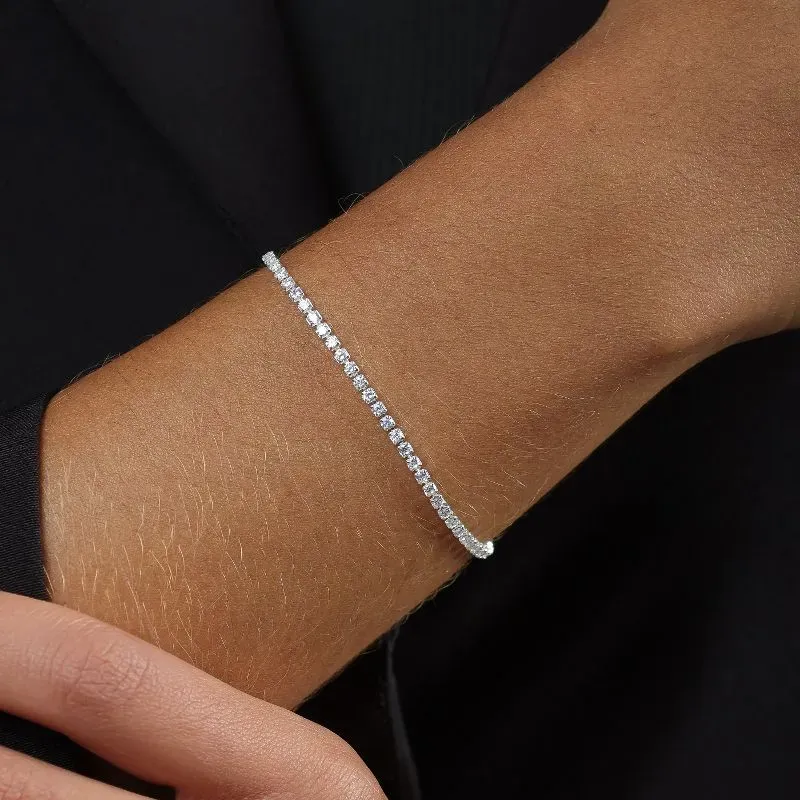 PL RIVIERA CRISTAL 18K - BANHADO A PRATA