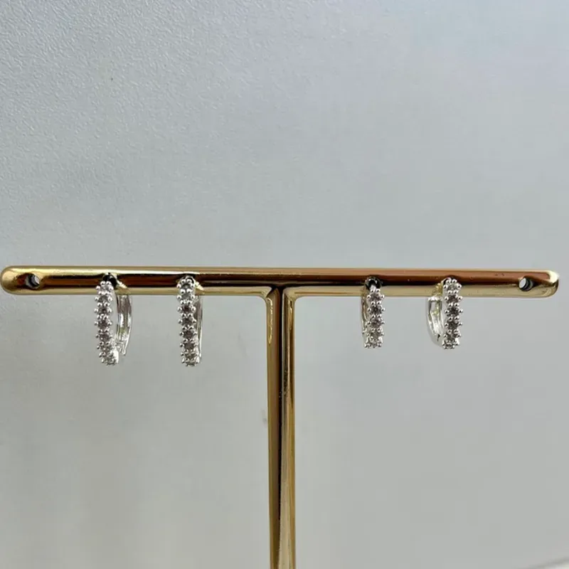 DUO P M ARGOLA CRAV - BANHADO A PRATA