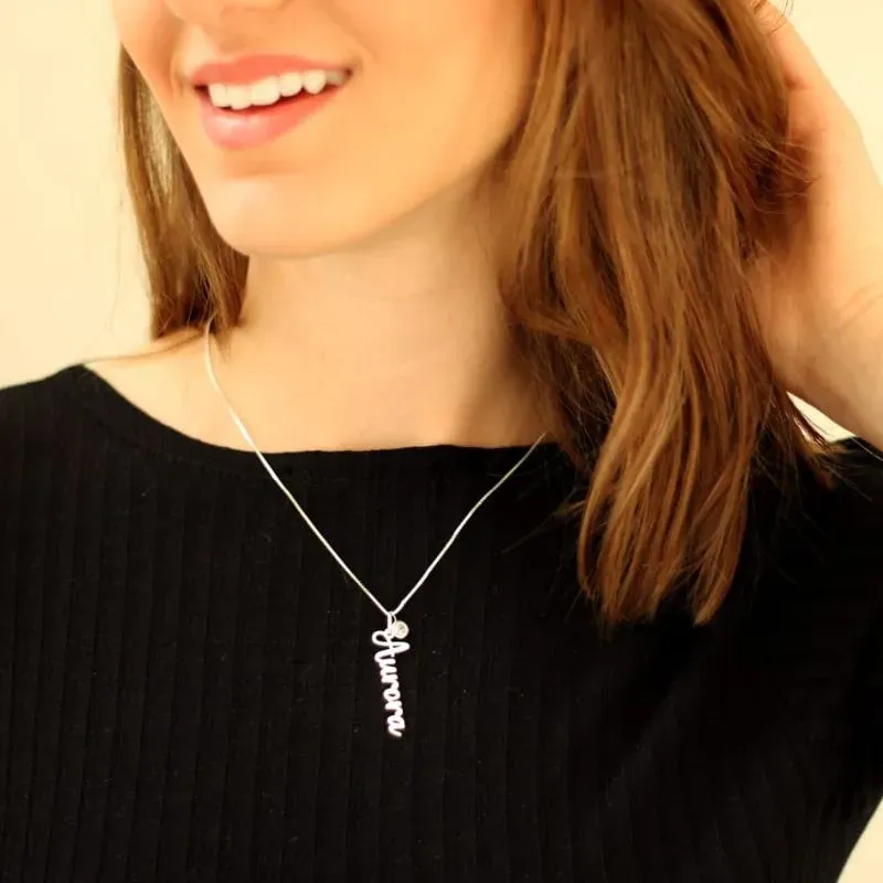 Gargantilha Nome - Prata 925