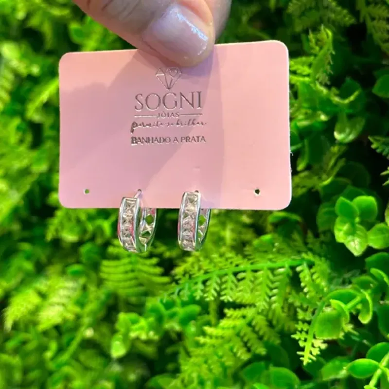 ARGOLA M KARINE - BANHADO A PRATA