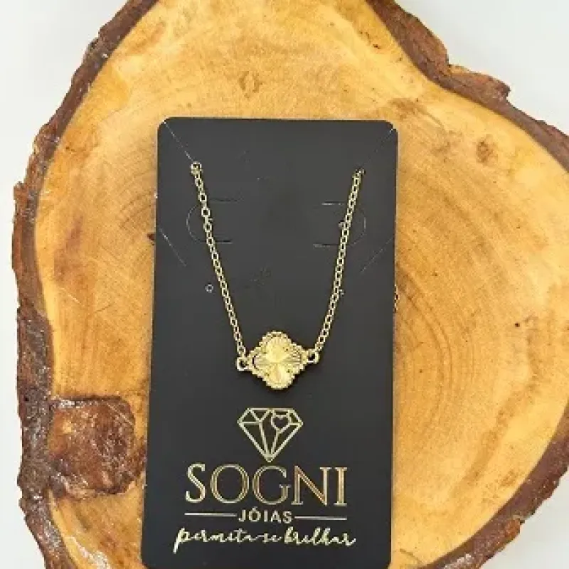 GARGANTILHA TREVO VIRGINIA - BI PARTIDA