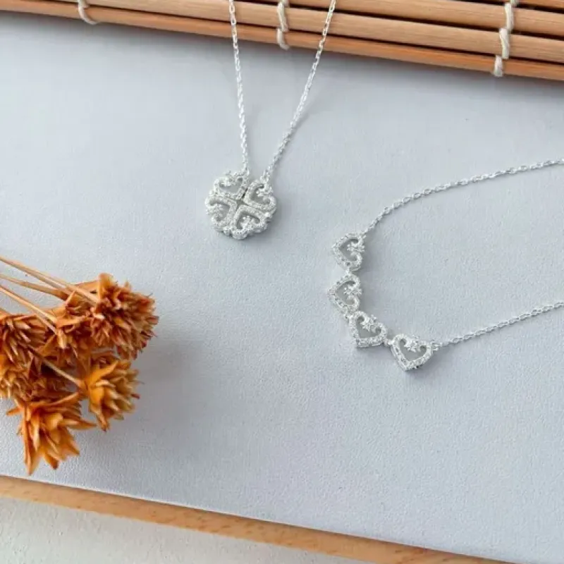 GARGANTILHA SORTE 2 IN 1 - PRATA