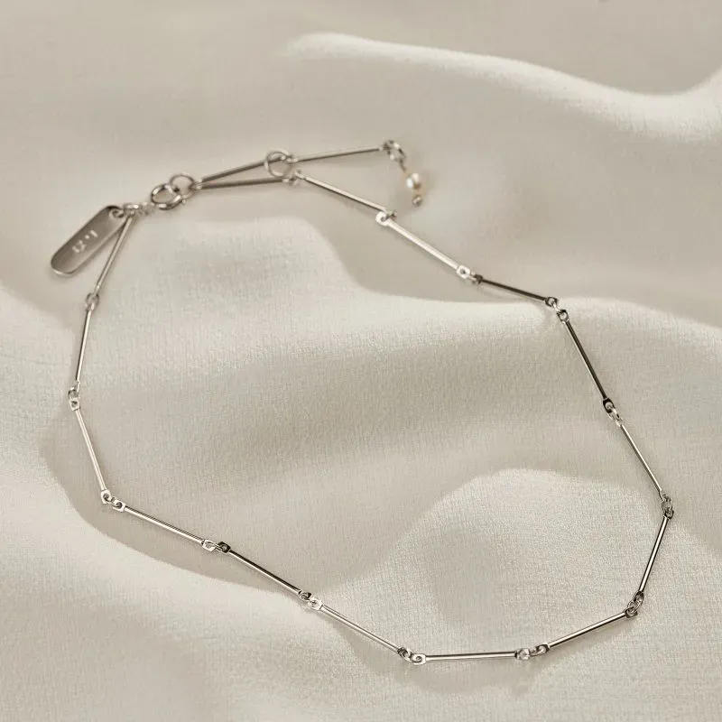 CHOKER LIZ - BANHADO A PRATA