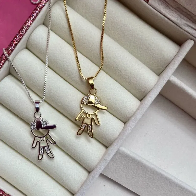 GARGANTILHA MEU MENINO - 18K