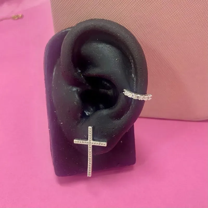 PIERCING CRAV - BANHADO A PRATA