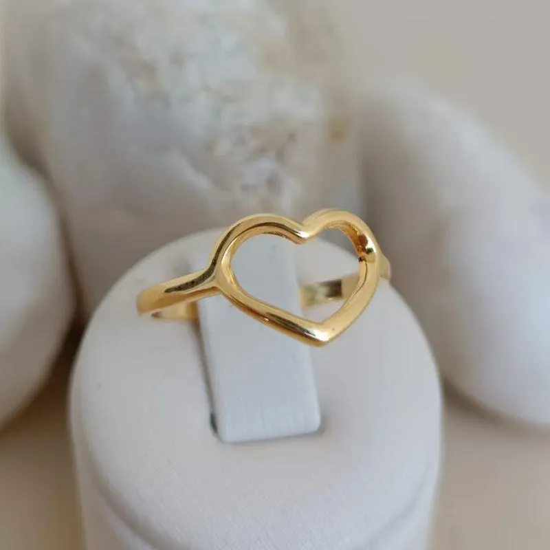 ANE CORACAO VAZADO 18K