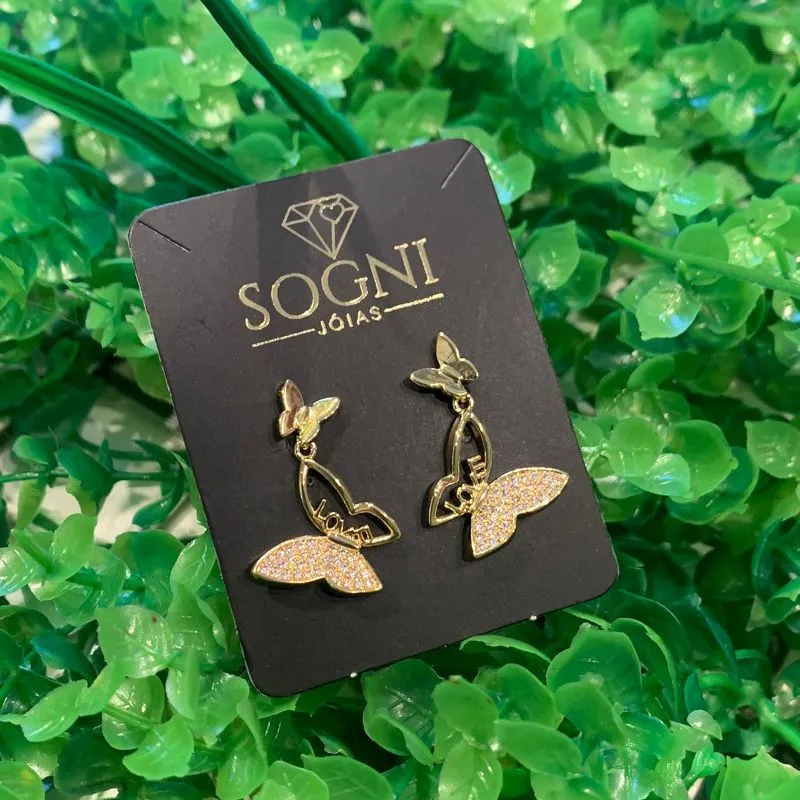 ARG 2 BORBOLETAS CRAV 18K