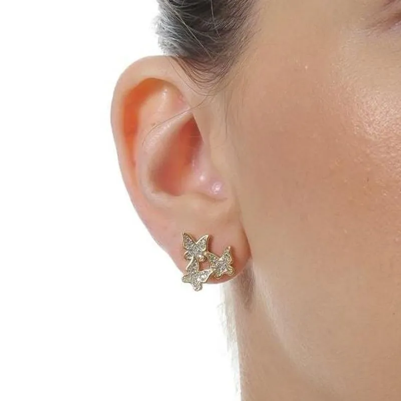 BR 3 BORBOLETAS CRAV 18K