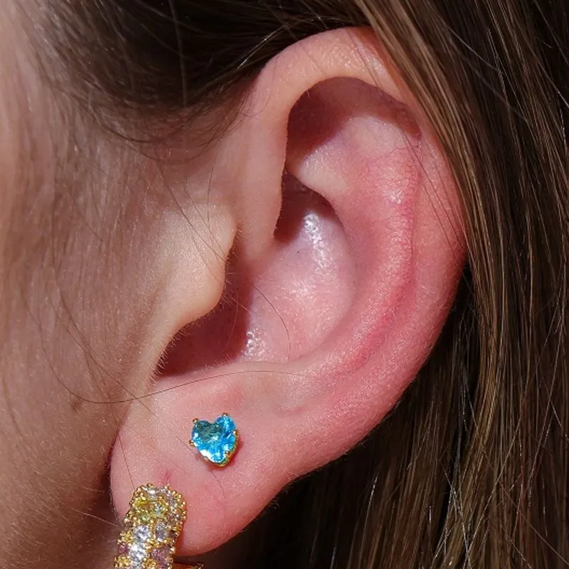 BR G LUZ CORACAO TURQ 18K