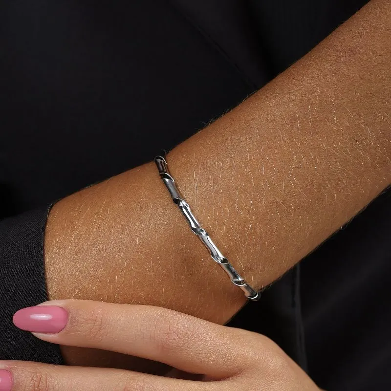 BRACELETE TORCIDA - AÇO INOX