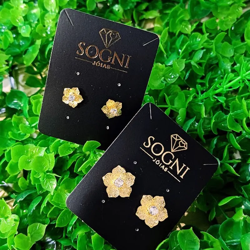 BRINCO P FLOR + ZIRC 18K