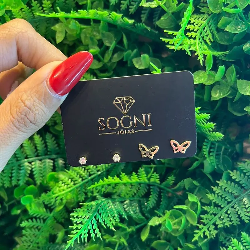 DUO BORBOLETA + PONTO DE LUZ