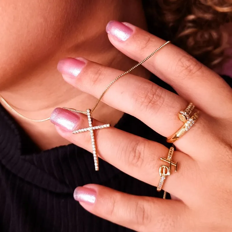 GARG CRUZ MÉDIA CRAV 45CM + 5CM