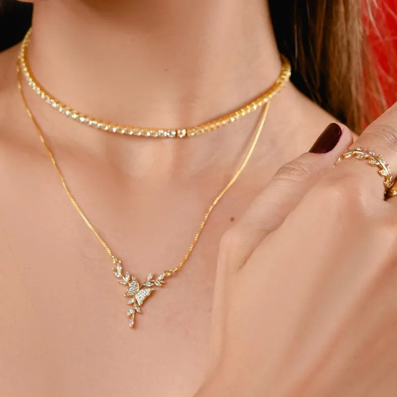 GARG GRAV BORBOLETA 18K