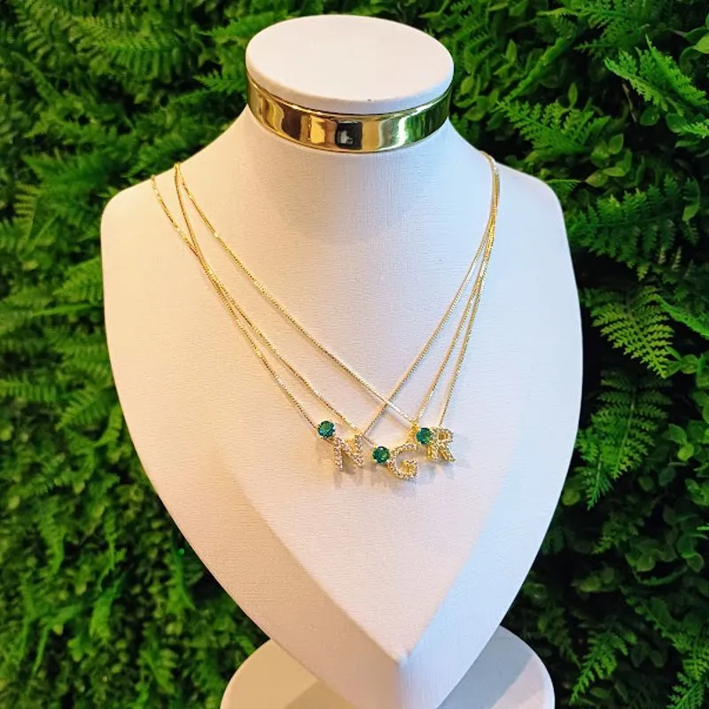 GARG INICIAL CRAV + TURMALINA 18K