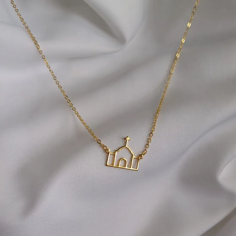 GARGANTILHA IGREJA 45cm