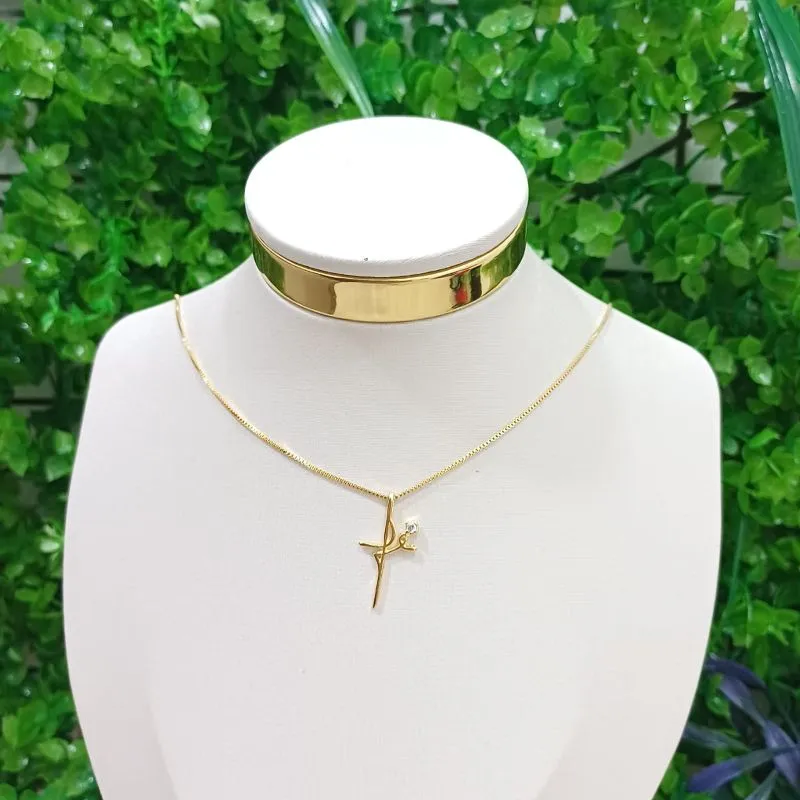 GR FÉ + ZIRCONIA 18K