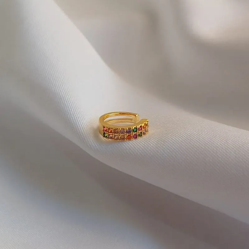 PIERCING FAKE DUO COLOR 18K