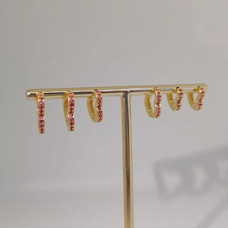 TRIO CRAV ROSA CORACAO 18K