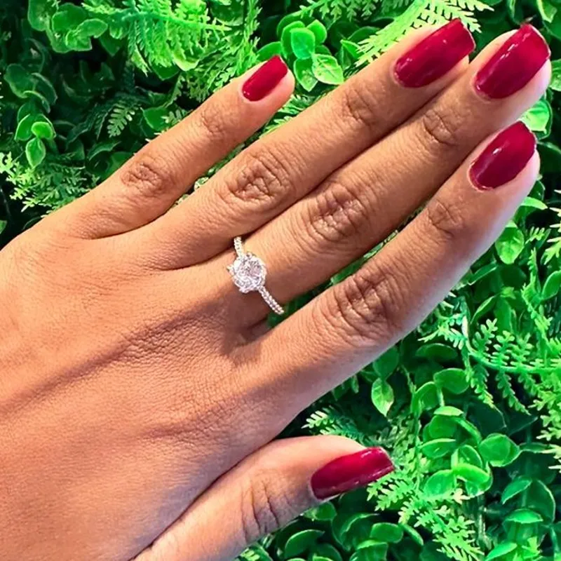 ANEL SOLITARIO BANHADO A PRATA