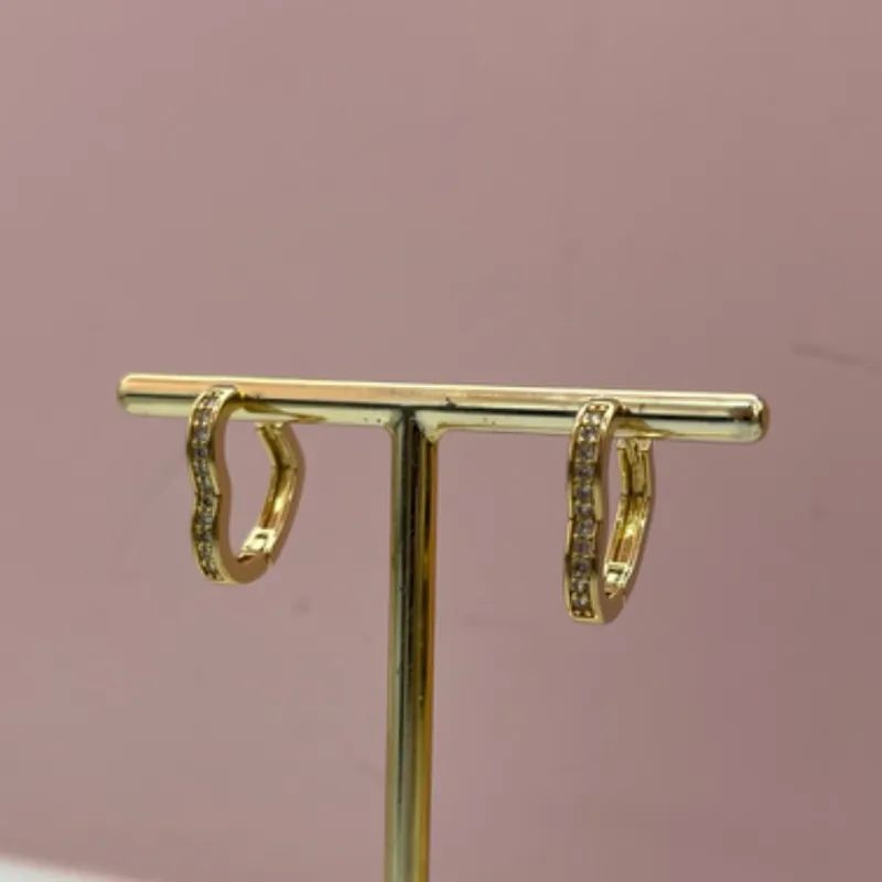 ARGOLA G CORAÇÃO CRAV 18K