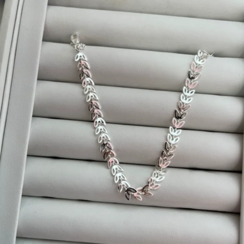 PULSEIRA ESCAMA - BANHADO A PRATA