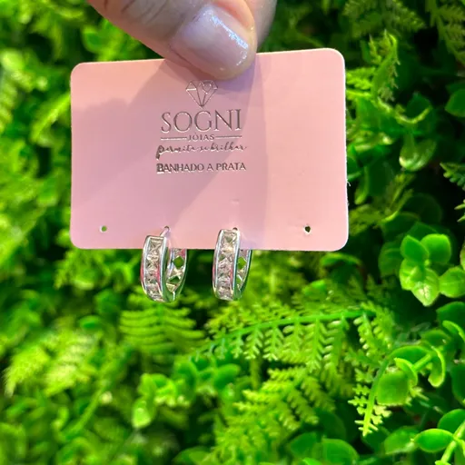 ARGOLA M KARINE - BANHADO A PRATA