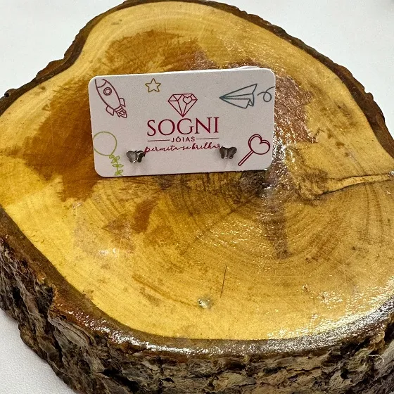 BRINCO P BORBOLETA - AÇO INOX