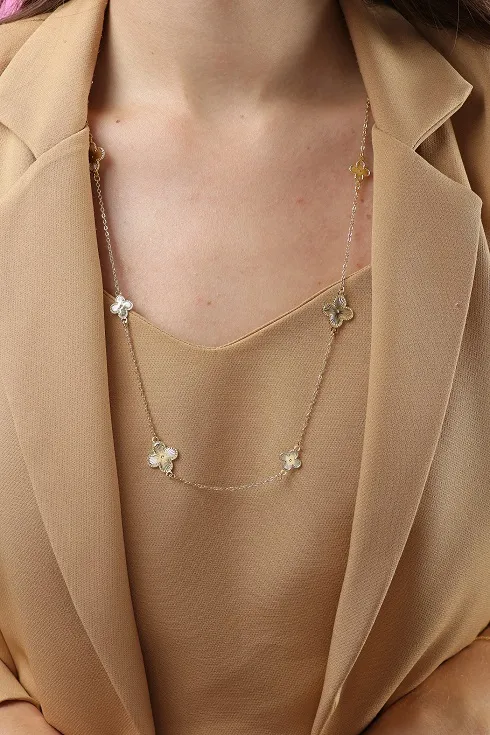 GARGANTILHA LONGA TREVO VIRGINIA