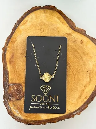 GARGANTILHA TREVO VIRGINIA - BI PARTIDA