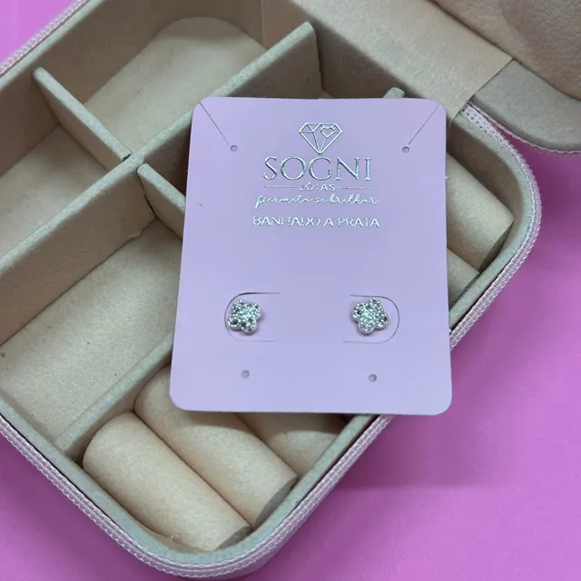 BRINCO P CRAVEJADO VIRGINIA 2 - BANHADO A PRATA