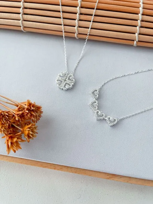 GARGANTILHA SORTE 2 IN 1 - PRATA