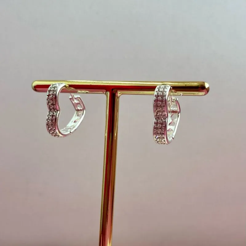 ARGOLA CORACAO G CRAV - BANHADO A PRATA