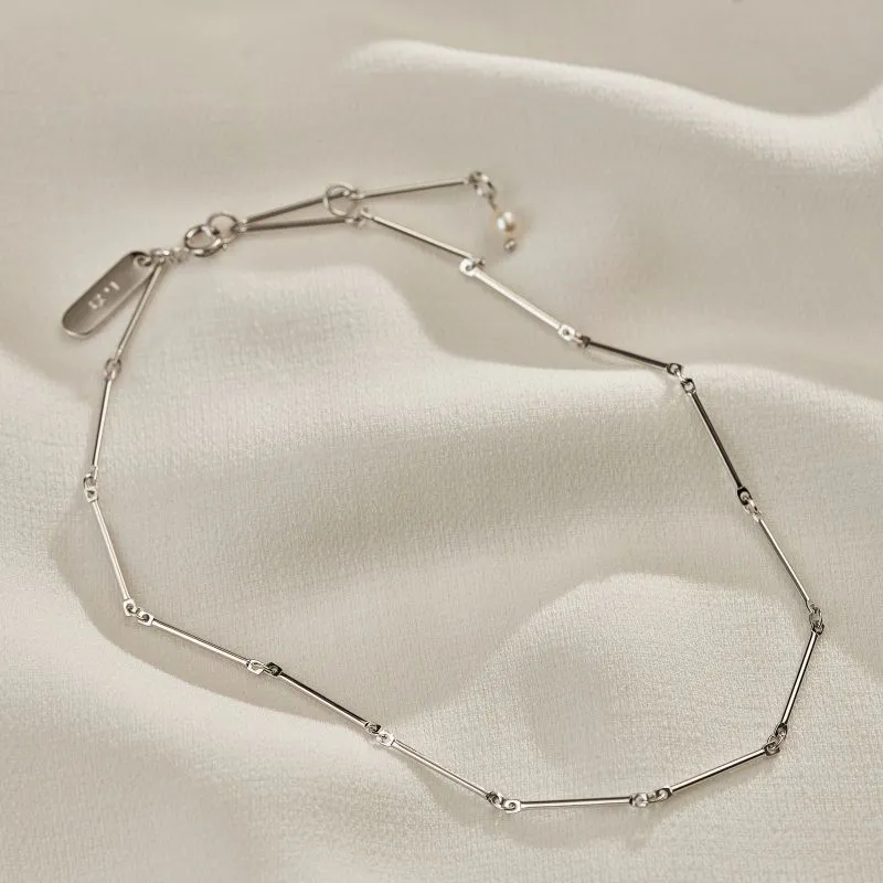 CHOKER LIZ - BANHADO A PRATA